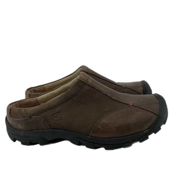 Keen | Shoes | Keen Brown Leather Slipon Loafers Perfect For  display picture 1